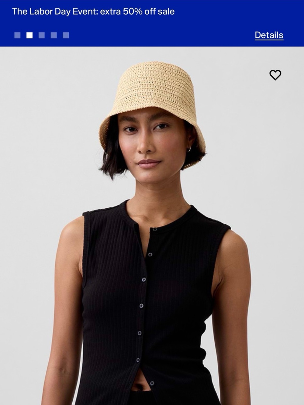 Gap Straw Bucket Hat